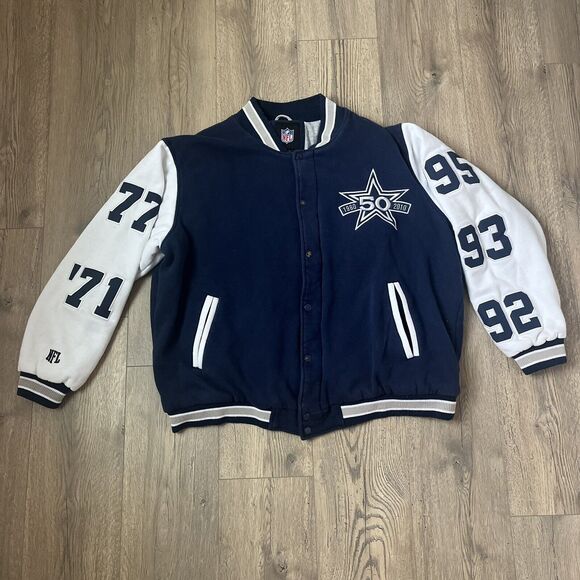 Dallas Cowboys Super Bowl 5X Champions Jacket NFL G-lll Football Sz2X